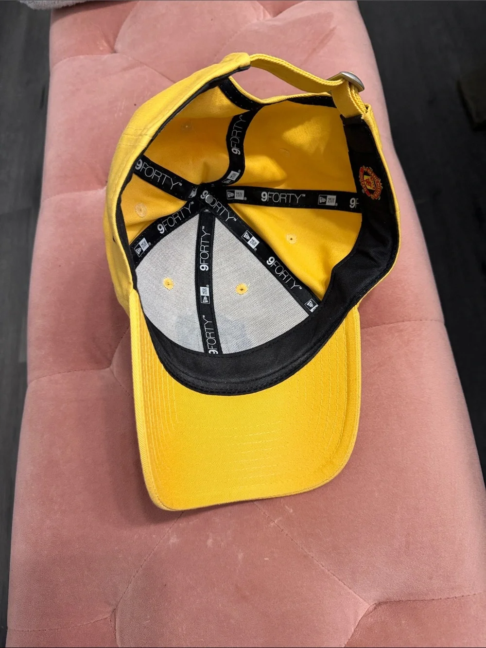 Manchester United Yellow Baseball Cap